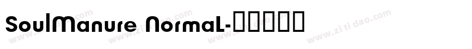 SoulManure NormaL字体转换